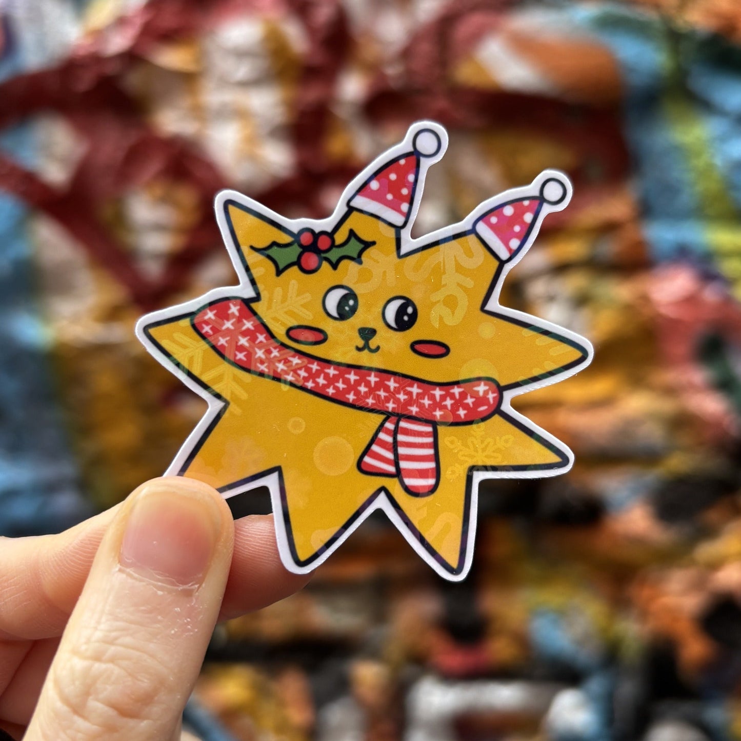 Christmas Star Sticker