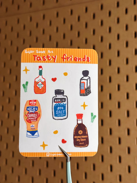 Tasty Friends- Mini Sticker Sheet