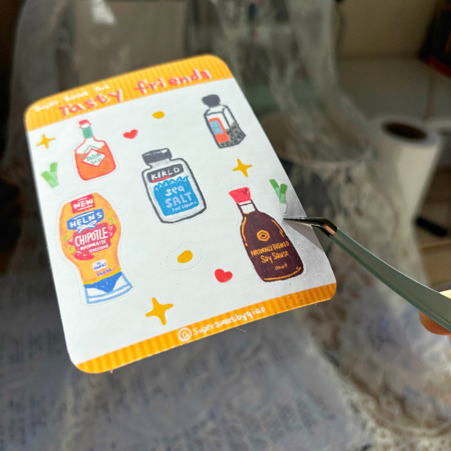 Tasty Friends- Mini Sticker Sheet