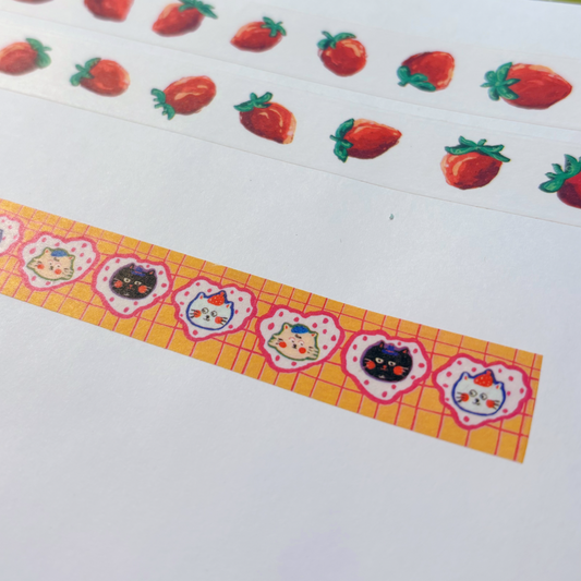 Cats Washi Tape - 15mm x 10m