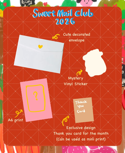 SWEET Monthly Mail Club (Feb opens)