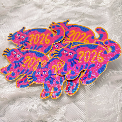 2026 Cat Sticker
