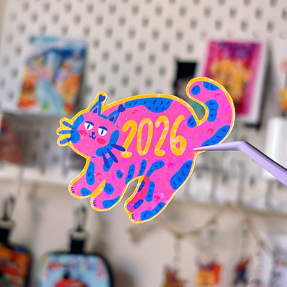 2026 Cat Sticker