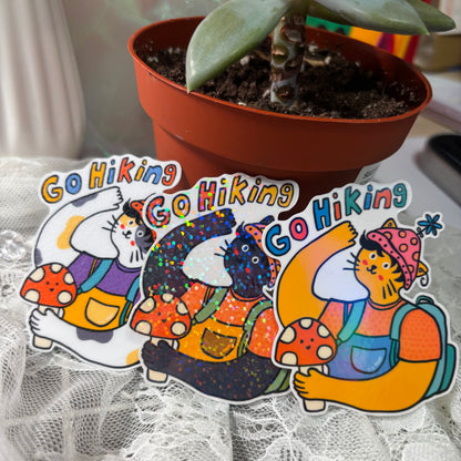 Go hiking cat - orange