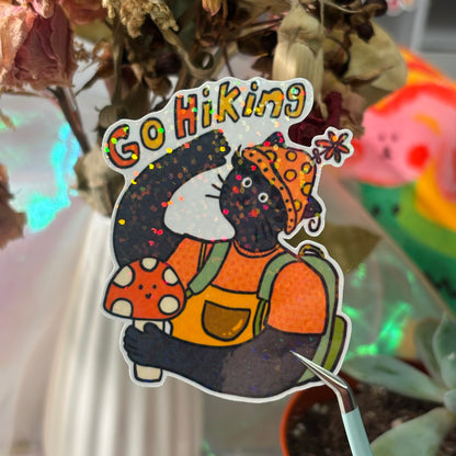 Go hiking cat - black