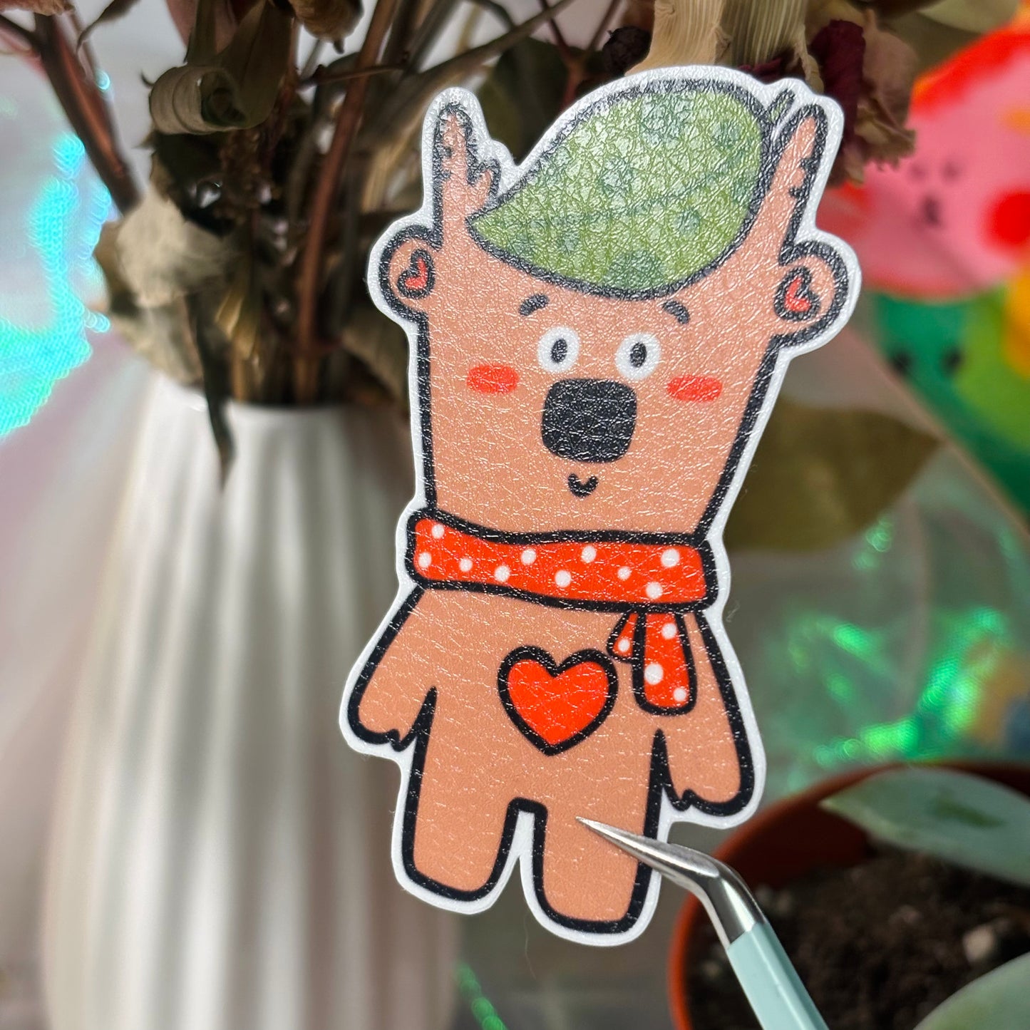 Vancouver Little Beardeer Sticker - Leaves