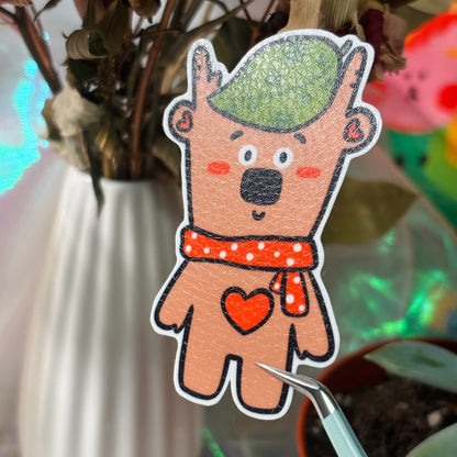 Vancouver Little Beardeer Sticker - Leaves