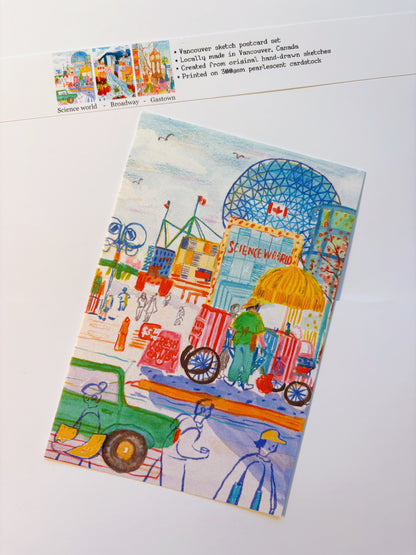 Vancouver Postcard Set - pearlescent cardstock