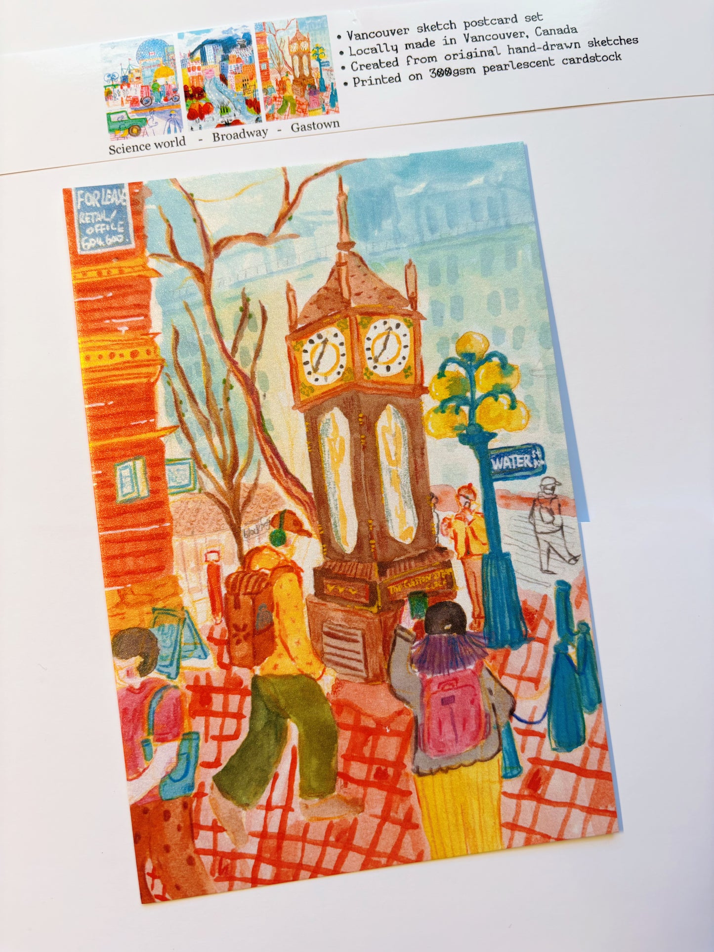 Vancouver Postcard Set - pearlescent cardstock