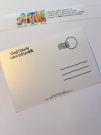Vancouver Postcard Set - pearlescent cardstock