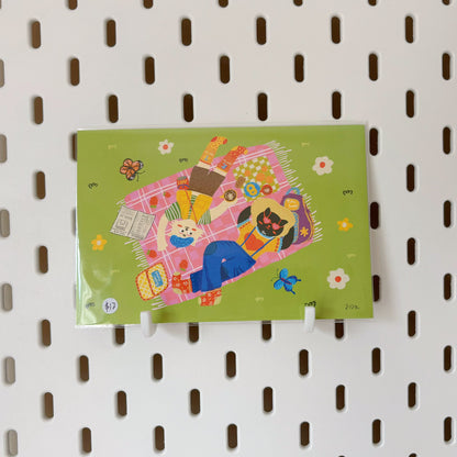 Cat Picnic Print - March Mail Club