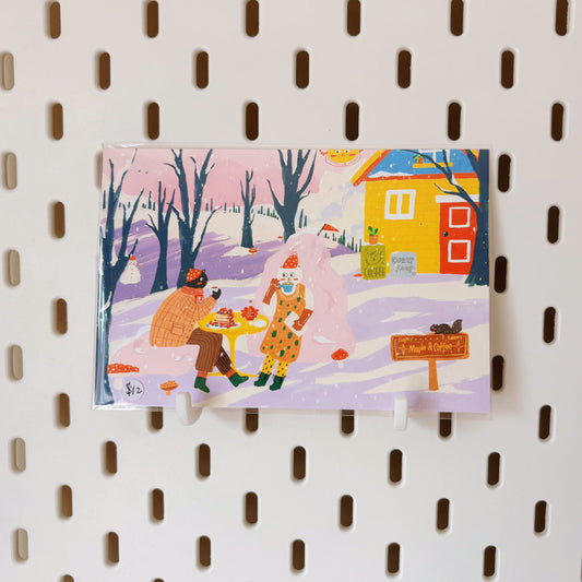 Cat Maple Syrup Print - April Mail Club