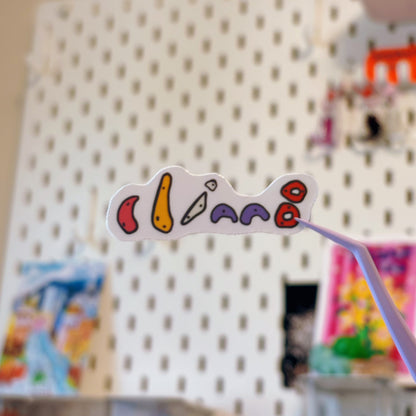 Rock Climbing Sticker - CLIMB