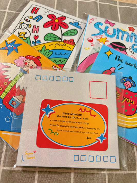 Little Moments Mini Postcard Set 10*10cm 8pcs