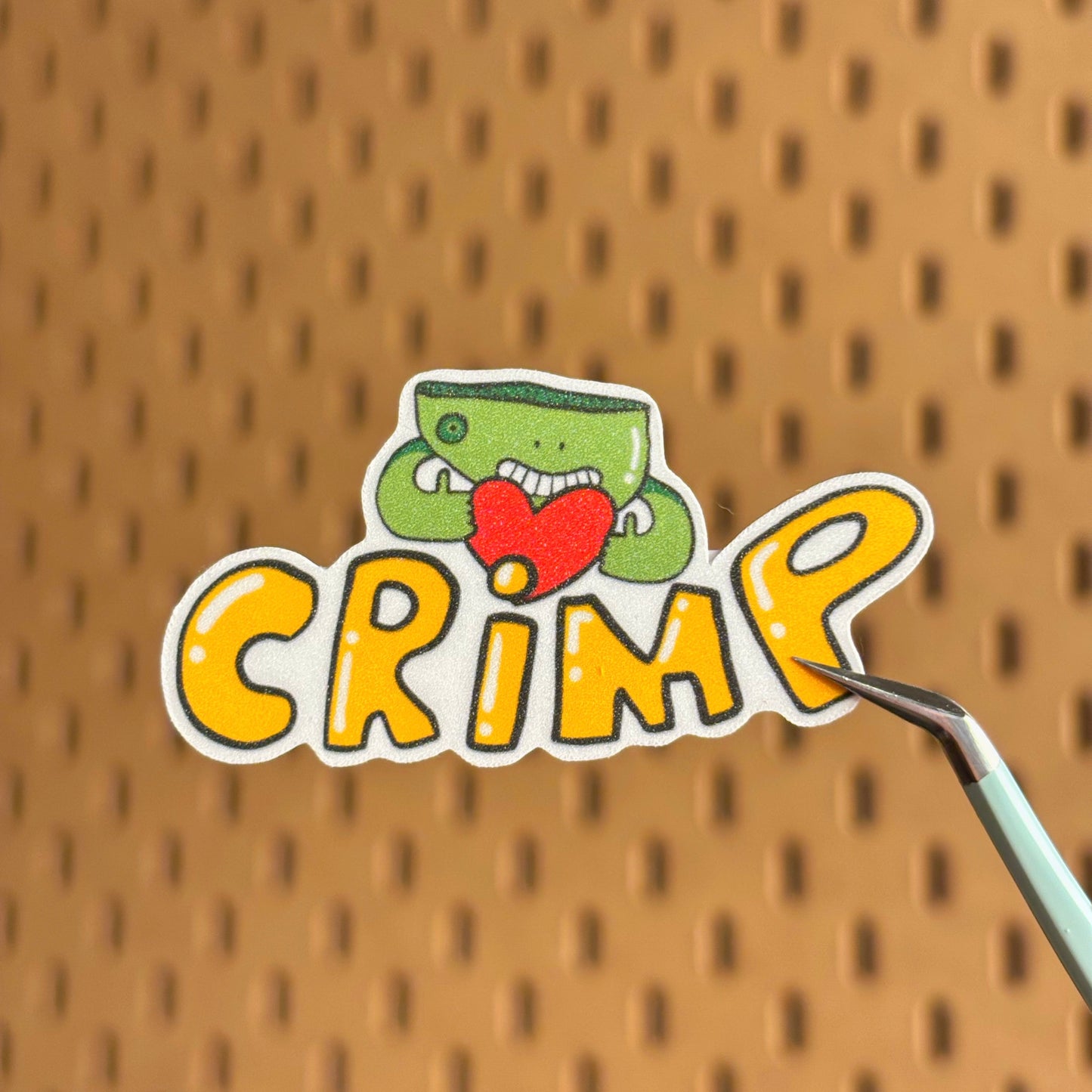Crimp - Rock Climbing Sticker