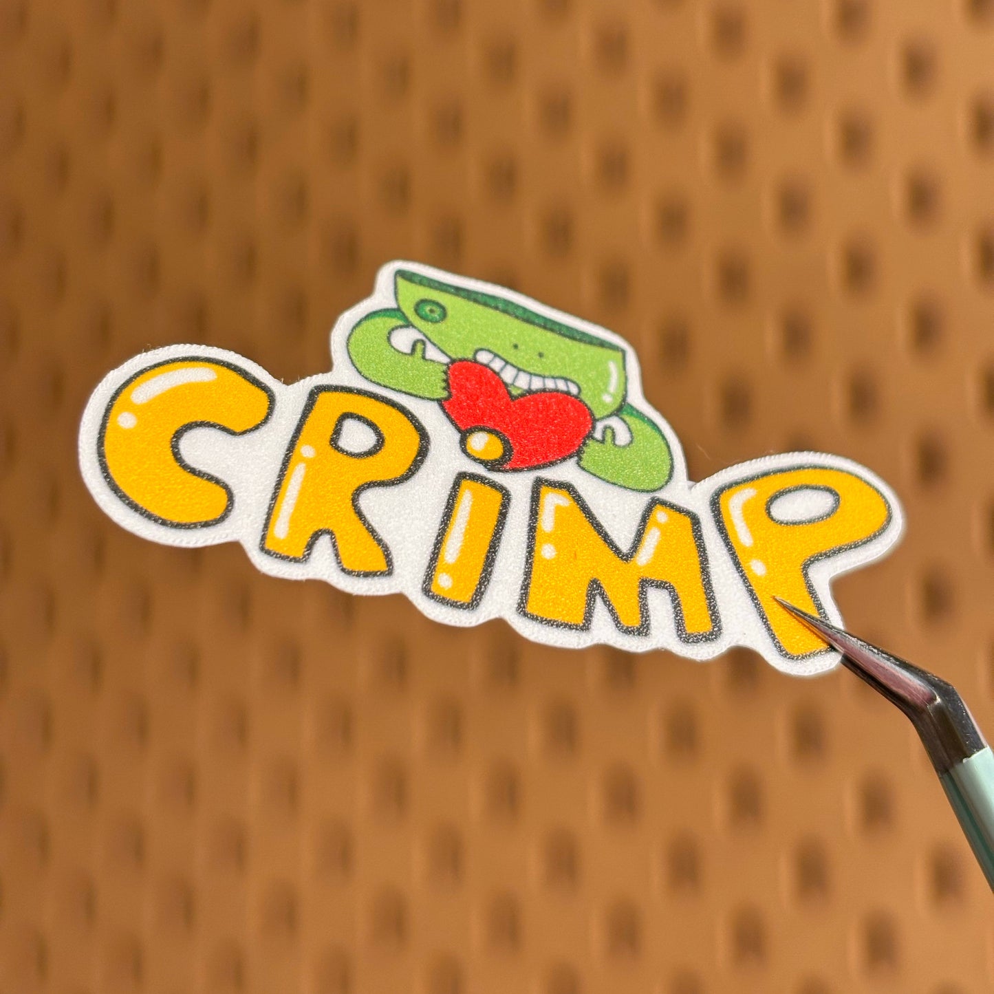 Crimp - Rock Climbing Sticker
