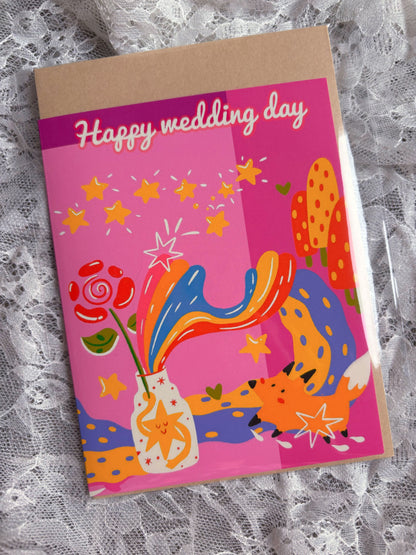 Greeting Card - Happy Wedding Day