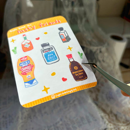 Tasty Friends- Mini Sticker Sheet