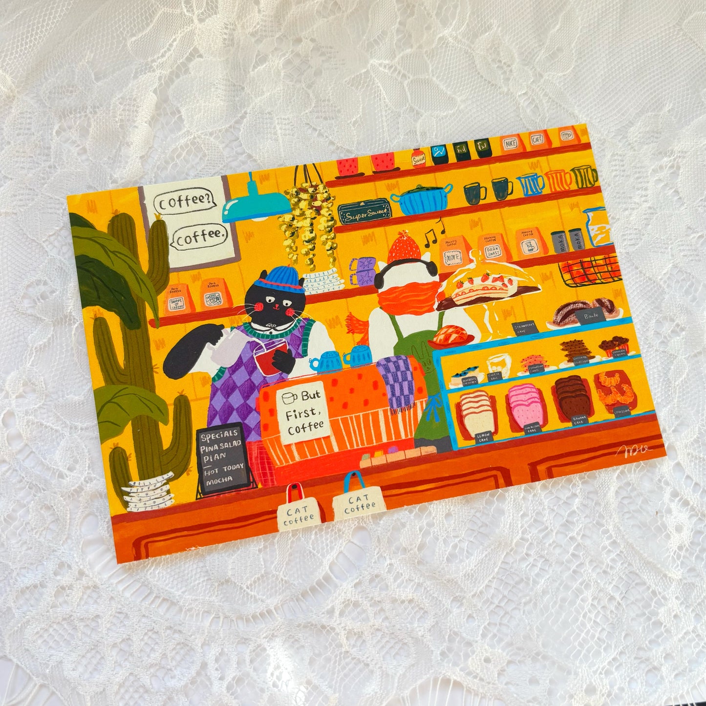 Print Cat Café – January Mail Club
