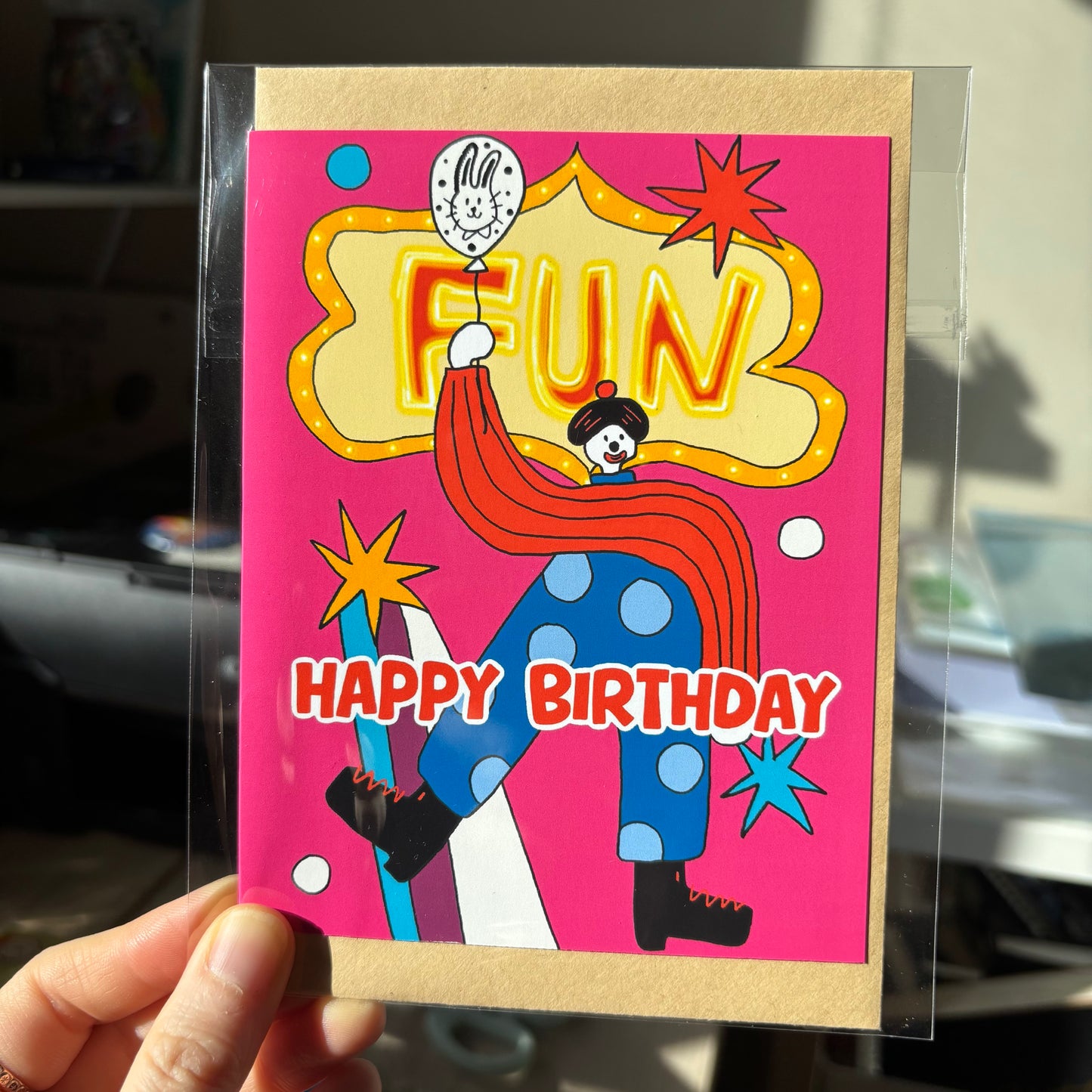 Greeting Card - Happy Birthday Joker With FUN