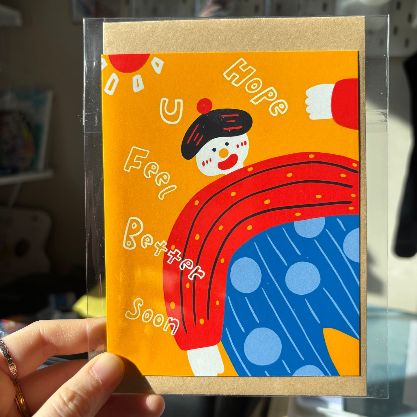 Greeting Card - Hope you feel better soon Joker