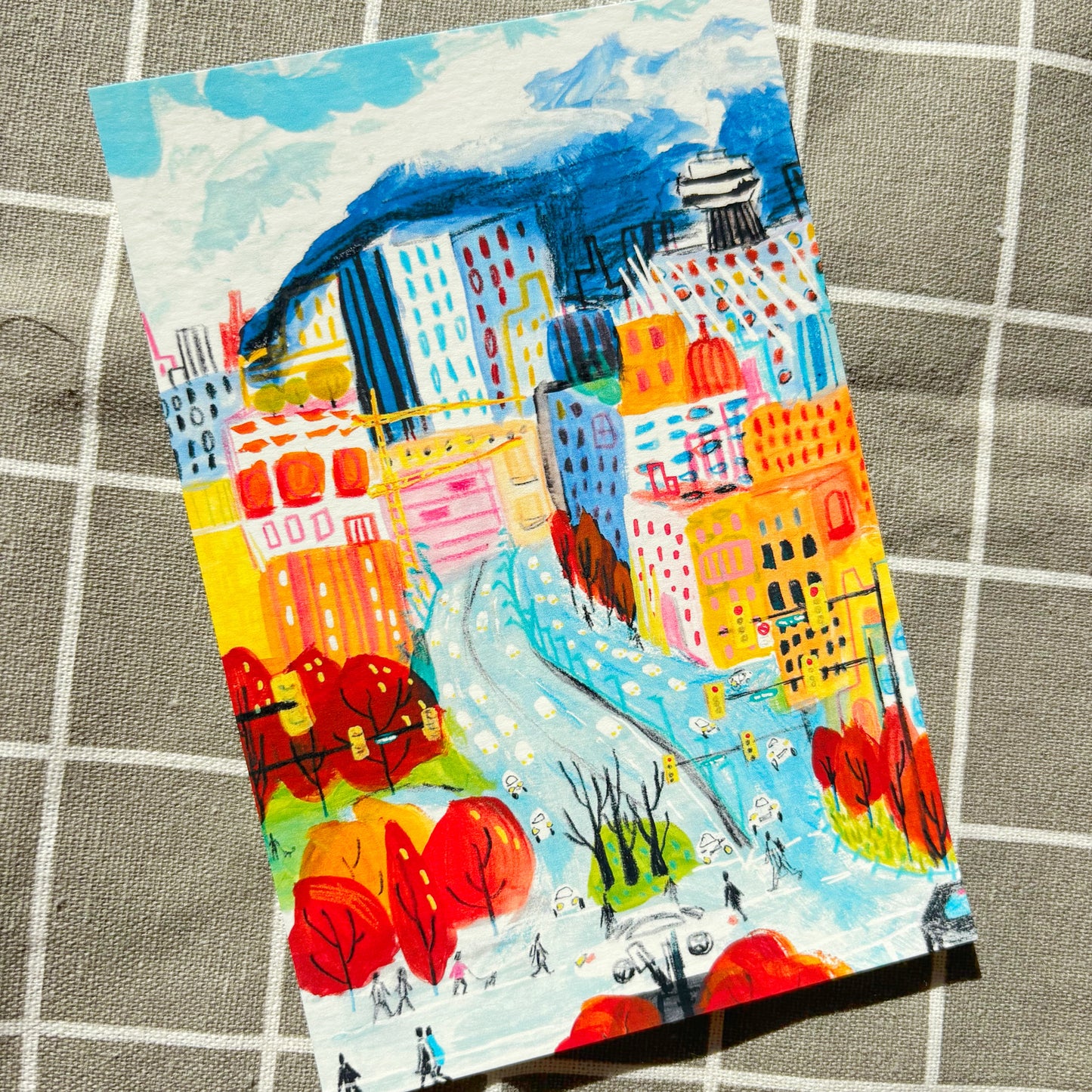 Print - Vancouver W Broadway Sketch