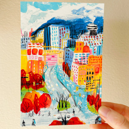 Print - Vancouver W Broadway Sketch