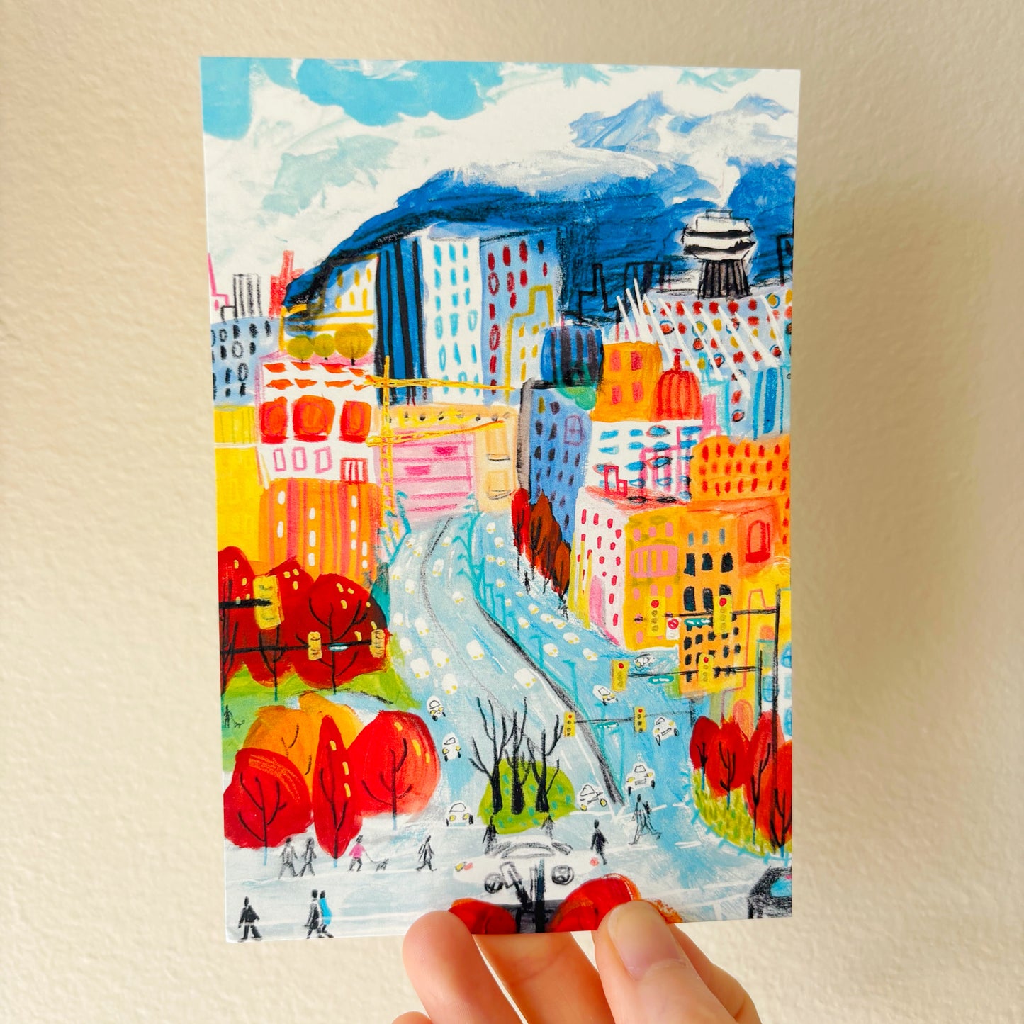Print - Vancouver W Broadway Sketch