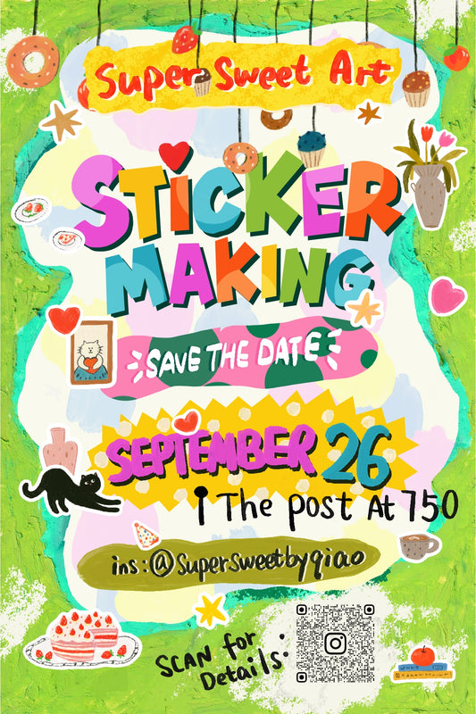 Super Sweet Sticker Making Social — September 26, 2026