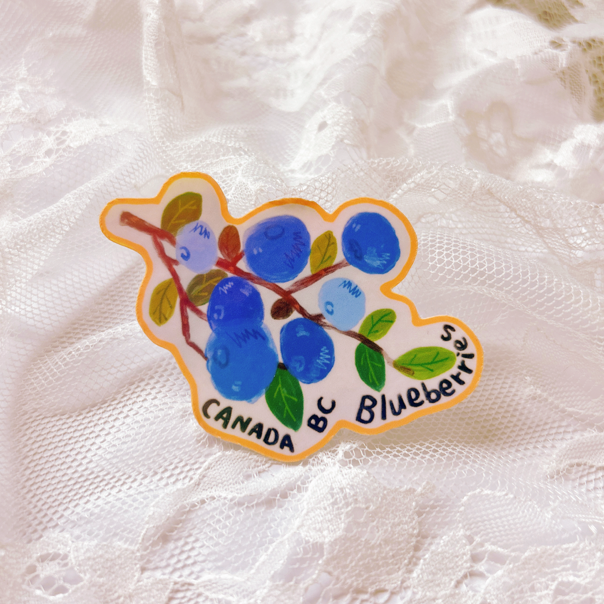 BC Canada Blueberry Sticker