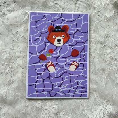 Bear Relax 5x7 Print