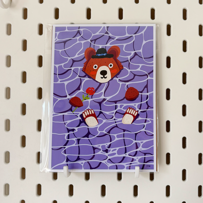 Bear Relax 5x7 Print