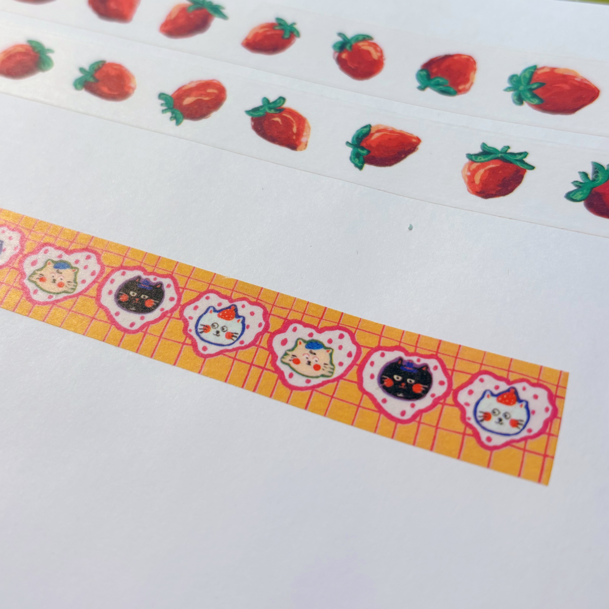 Cats Washi Tape - 15mm x 10m