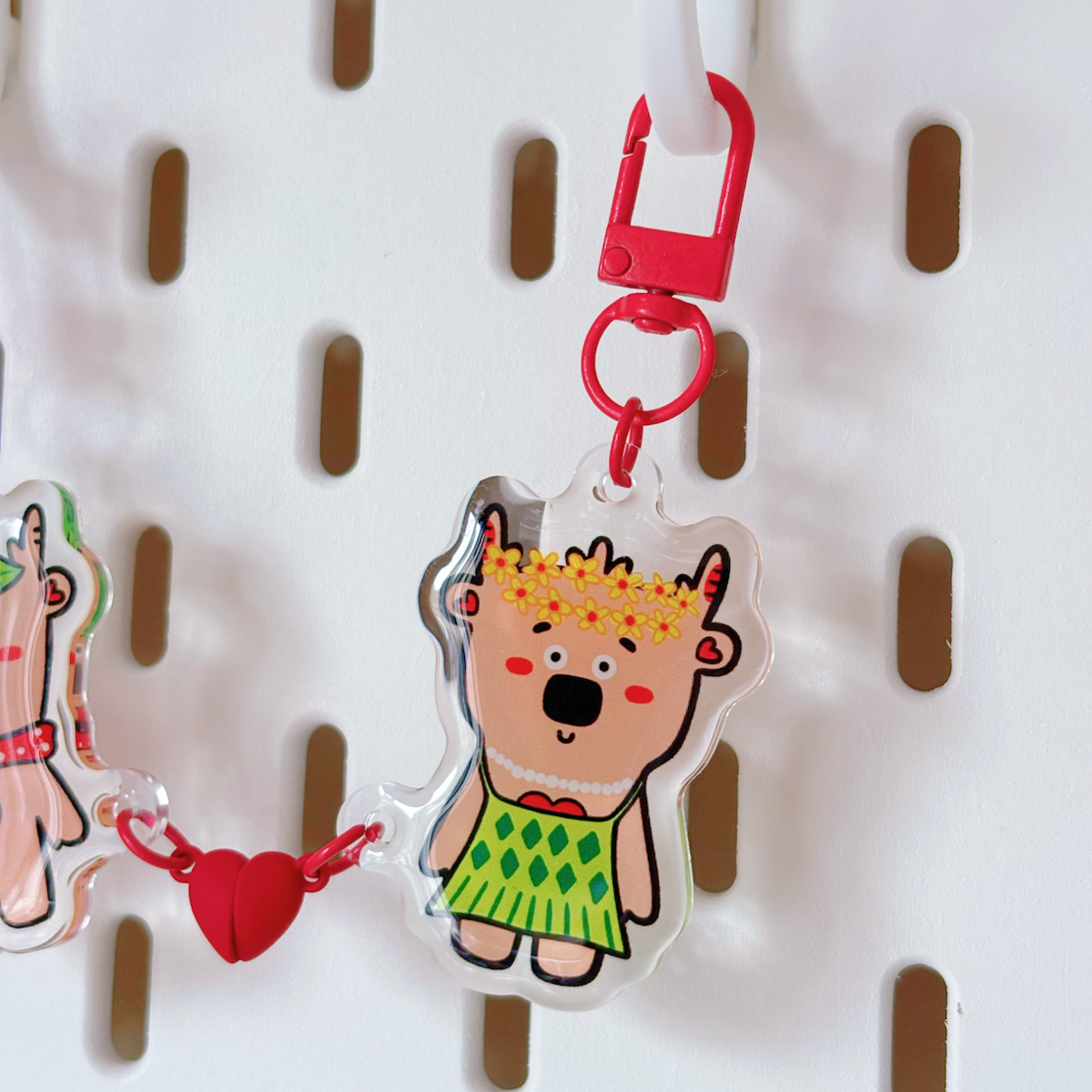 Bear & Deer Keychain