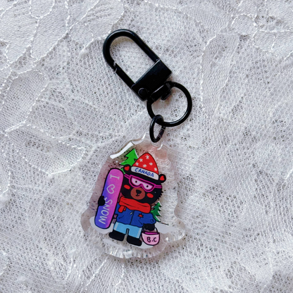 Black Bear Canada Keychain