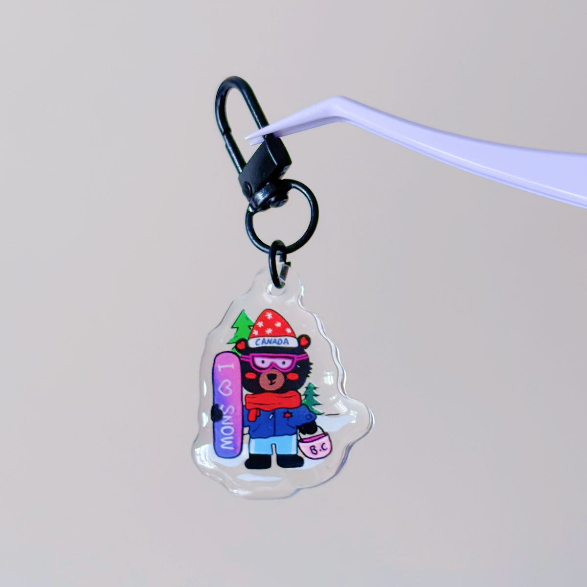 Black Bear Canada Keychain