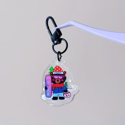 Black Bear Canada Keychain