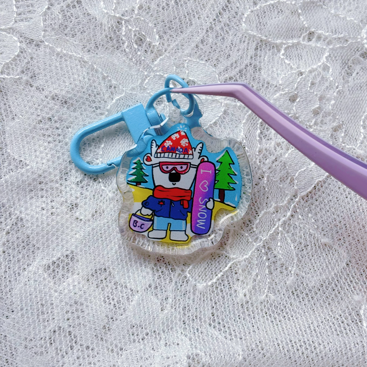 White Bear Canada Keychain