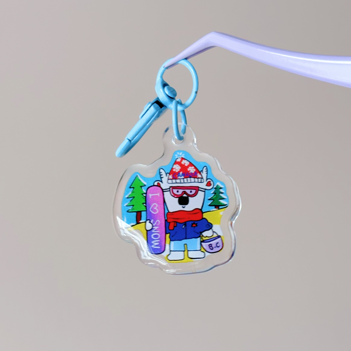 White Bear Canada Keychain