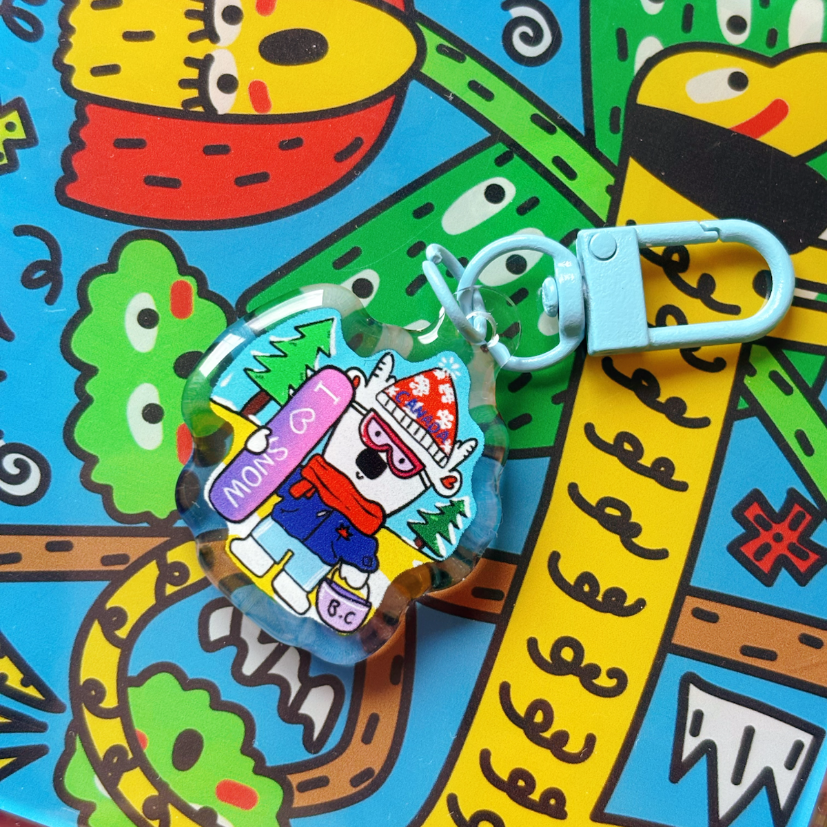 White Bear Canada Keychain