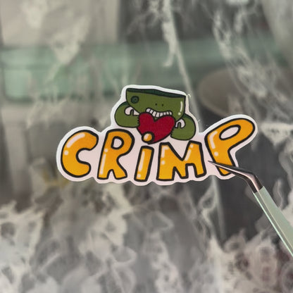 Crimp - Rock Climbing Sticker
