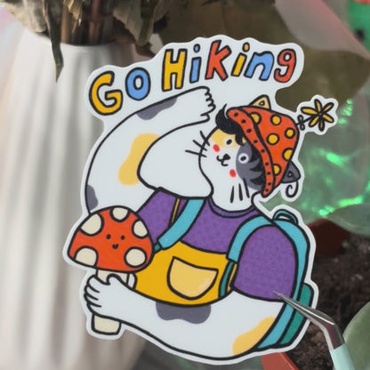 Go hiking cat - multicolor