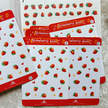 Strawberry Lover Sticker Sheet