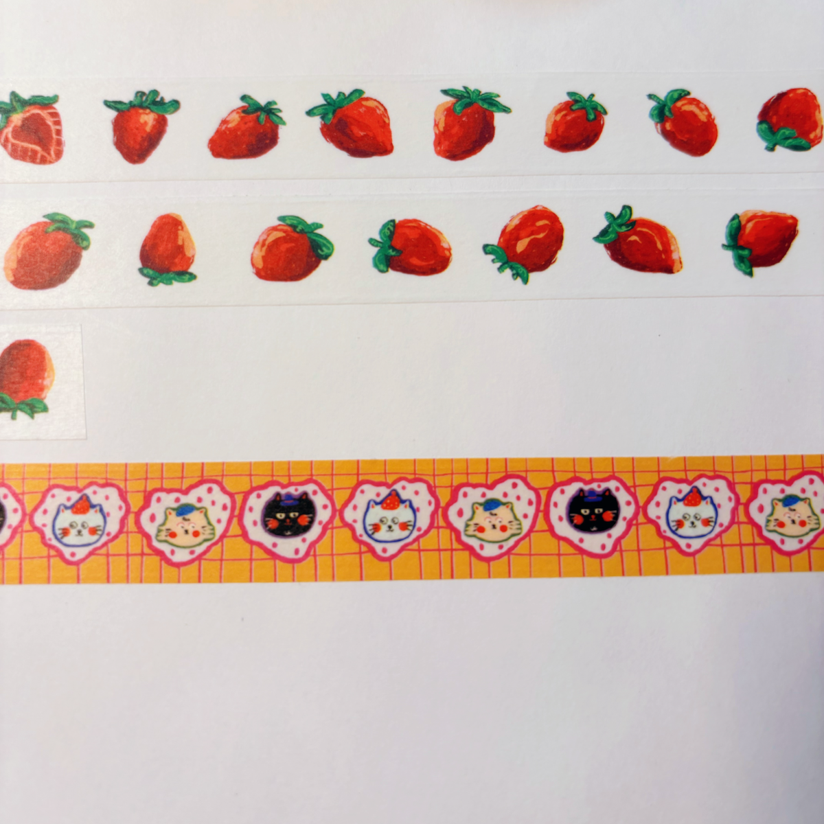 Strawberry Washi Tape - 15mm x 10m