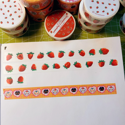Strawberry Washi Tape - 15mm x 10m