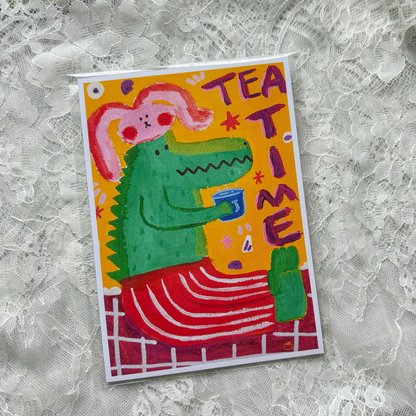 Tea Time 5x7 Print