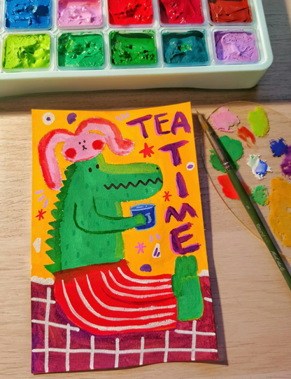 Tea Time 5x7 Print