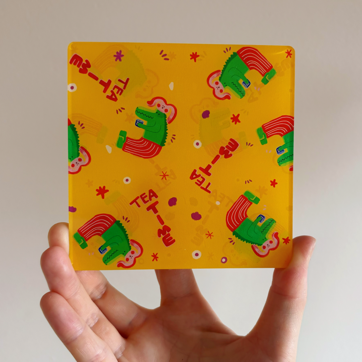 Tea Time Acrylic Coaster