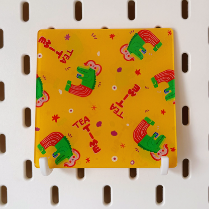 Tea Time Acrylic Coaster