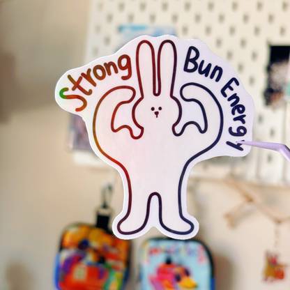 Tired Rabbit - Strong Bun Energy